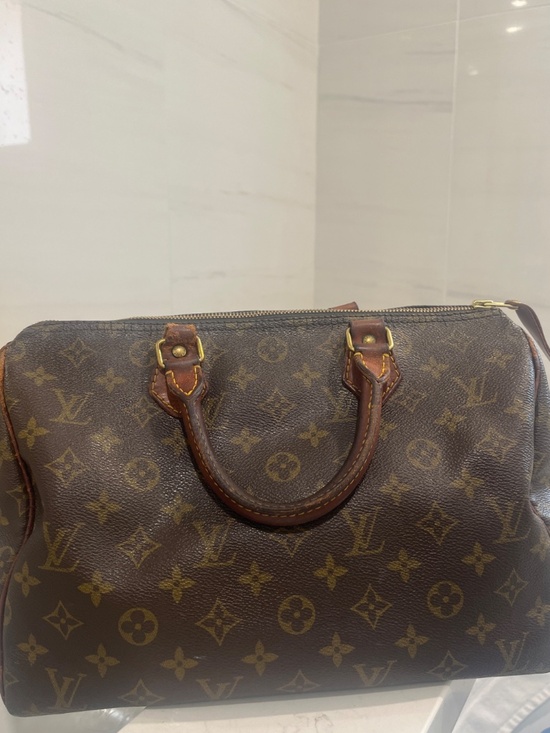 Louis Vuitton Handbags - Louis Vuitton Monogram Speedy 30 Handbag in Brown